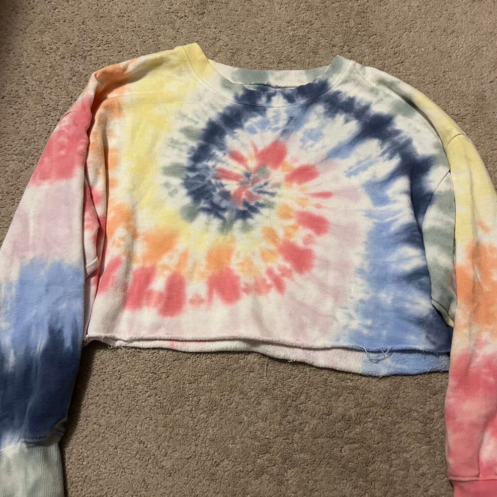 So-clothing Women's rainbow crop top